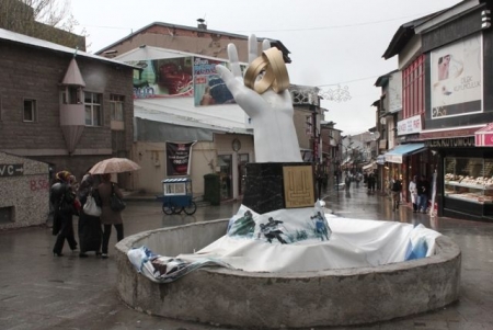 Erzurum'da esnaf böyle bitirildi 8