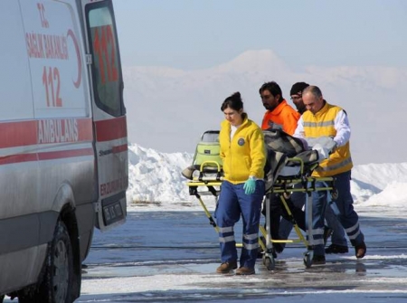 Ambulans helikopter imdada yetişti! 2