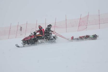 Erzurum'da Kayak Kazası: 2 Yaralı 1