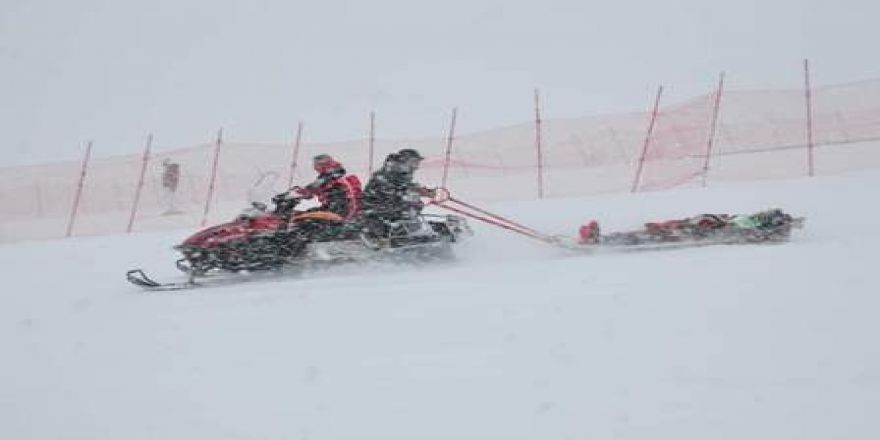 Erzurum'da Kayak Kazası: 2 Yaralı