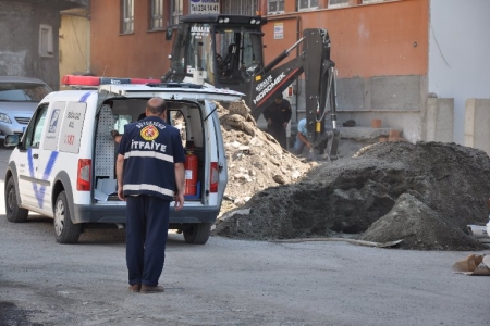 Yakutiye'de doğalgaz borusu patladı 2