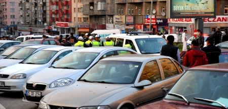 Trafik kazası sonrası kavga! 1