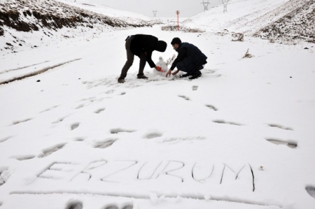 Kar kalınlığı 10 cm! 5