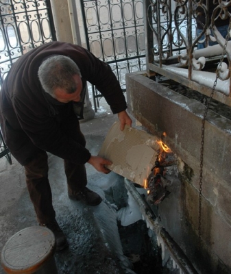 Erzurum yılın ilk gününde buz kesti 2