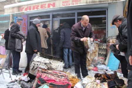 Oltu'da çıkan yangın korkuttu 4