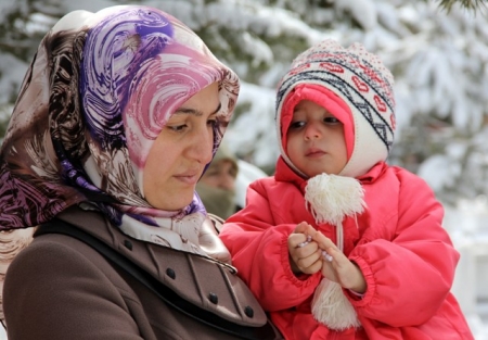 Azra'dan şehit babasına ziyaret 8