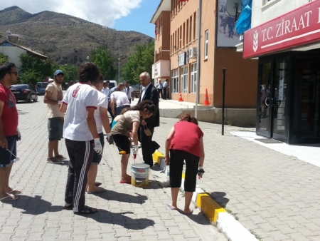 Gönüllüler Uzundere’yi güzelleştiriyor! 6