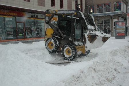 Erzurum'da kar yağışı 4