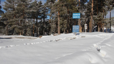 Erzurum'da kar yolları kapadı 4