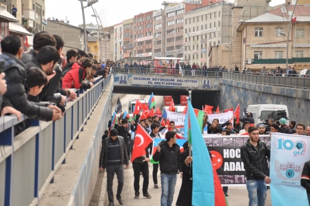 Erzurum Hocalı Katliamı'nı unutmadı 5