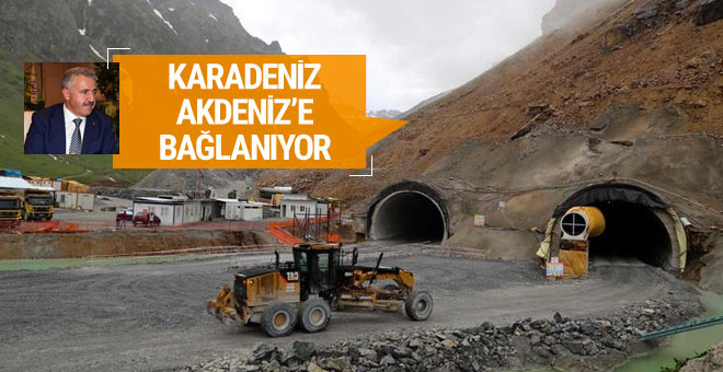 Karadeniz Akdeniz'e bağlanıyor