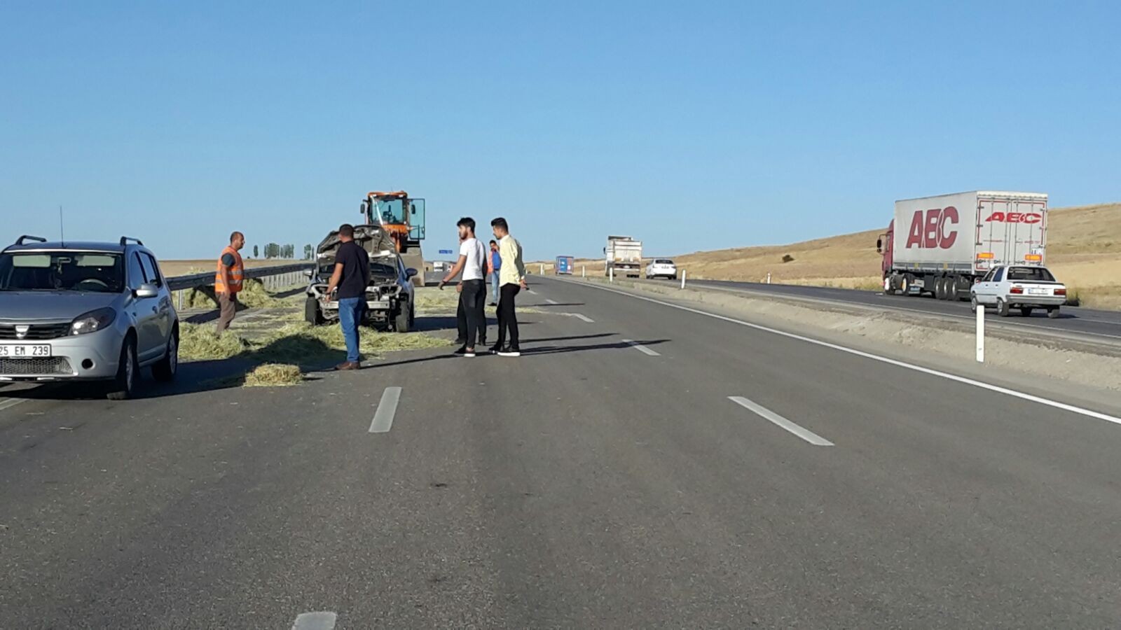 Aşkale’de iki trafik kazası, 1 yaralı