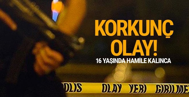 Korkunç olay! 16 yaşında doğurup pencereden attı!