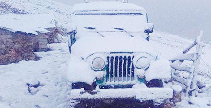 Ordu, Kars ve Ardahan'a yılın ilk karı düştü