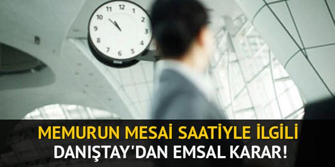 Danıştay'dan emsal karar