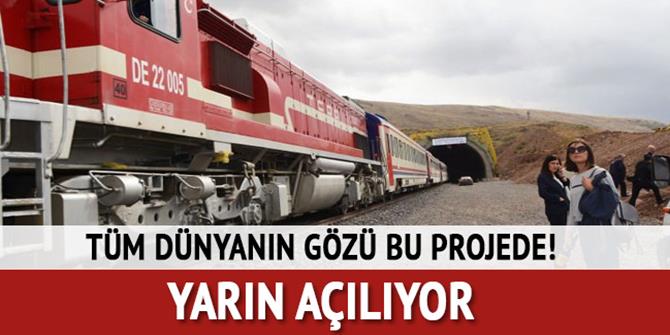 Bakü-Tiflis-Kars Demiryolu hattı yarın açılıyor