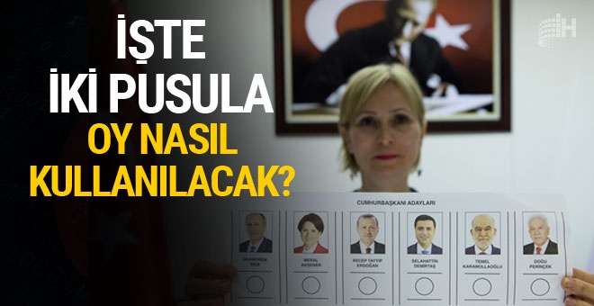 Seçimde nasıl oy kullanılacak 2018 pusulalar da tanıtıldı