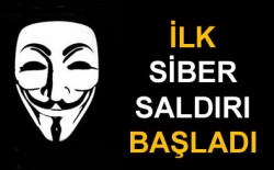 Ve Anonymous'un saldırısı başladı!