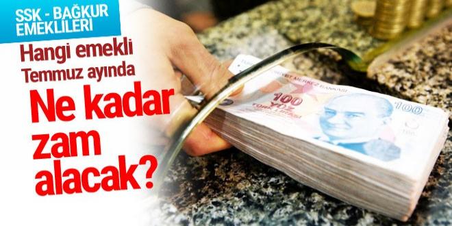 Emekli maaşları Temmuz ayında ne kadar olacak?