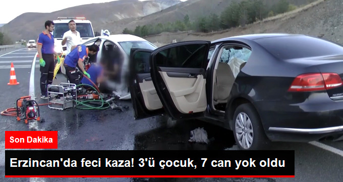 Trafik Kazası: 3'ü Çocuk 7 Ölü, 3 Yaralı