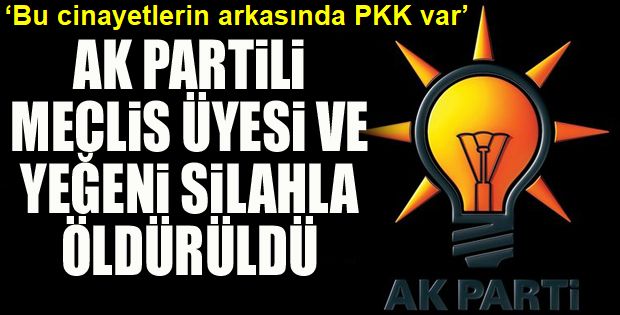 ‘Bu cinayetlerin arkasında PKK var’