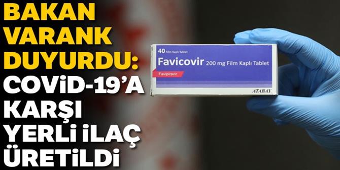 Covid-19'a karşı ilk yerli sentez ilaç görücüye çıktı