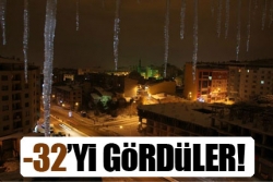 Erzurum ve Ağrı eksi 32!