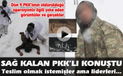 Teslim olan PKK'lı o anı anlattı