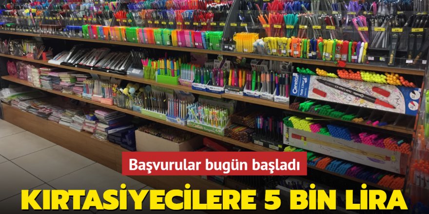 Bakan Bilgin açıkladı: Kırtasiyecilere 5 bin lira destek verilecek! İşte başvuru şartları