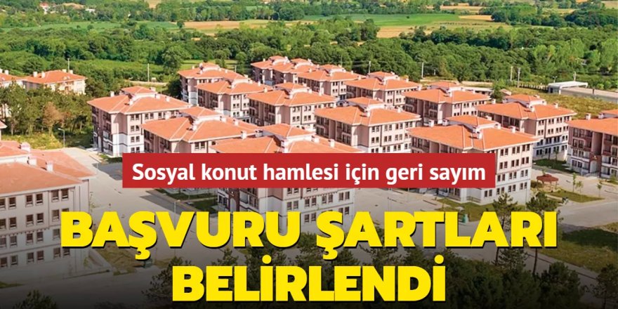 Sosyal Konut Hamlesi Için Geri Sayım