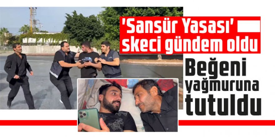 'Sansür Yasası' skeci gündem oldu: Beğeni yağmuruna tutuldu