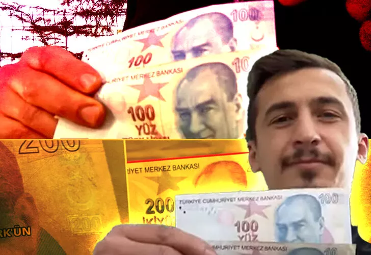 Banknotu görünce sevinçten havalara uçtu!