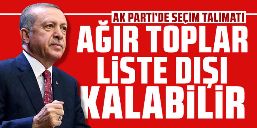 Cumhurbaşkanı Erdoğandan Ak Partiye Seçim Talimatı