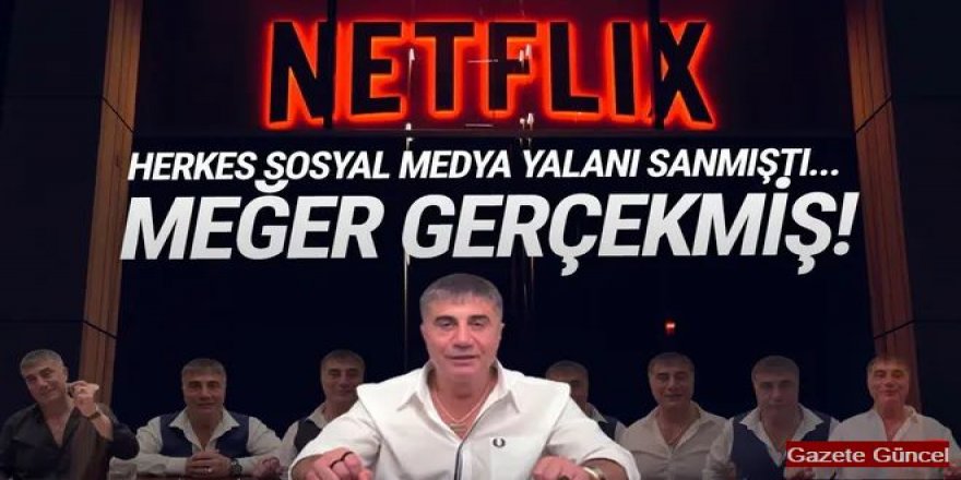 Netflix'ten Sedat Peker'e teklif! Peker'in yanıtı ortaya çıktı