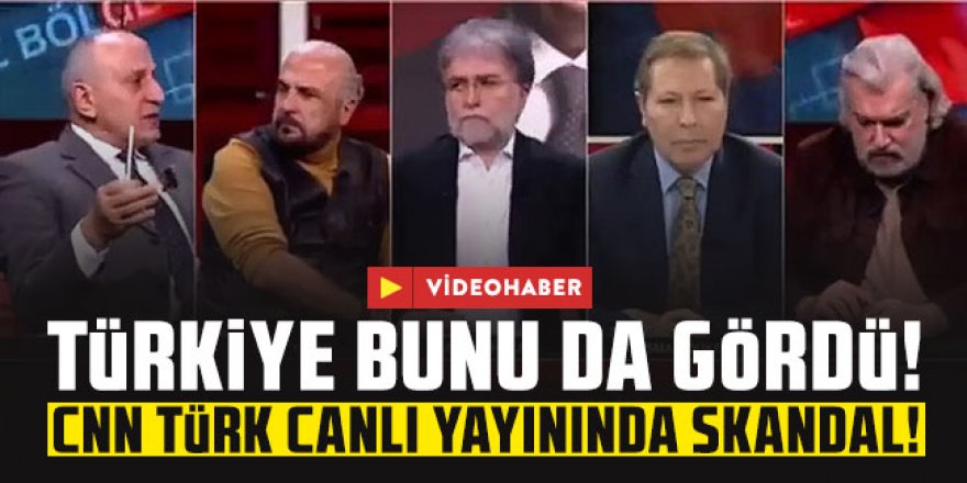 CNN Türk canlı yayınında skandal!