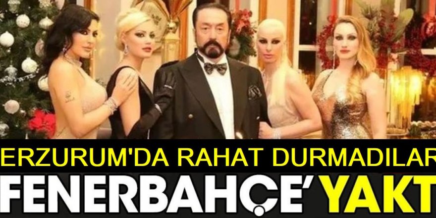 Erzurum'da yatmakta olan Adnan Oktar’ın kediciklerini ‘Fenerbahçe’ yaktı!