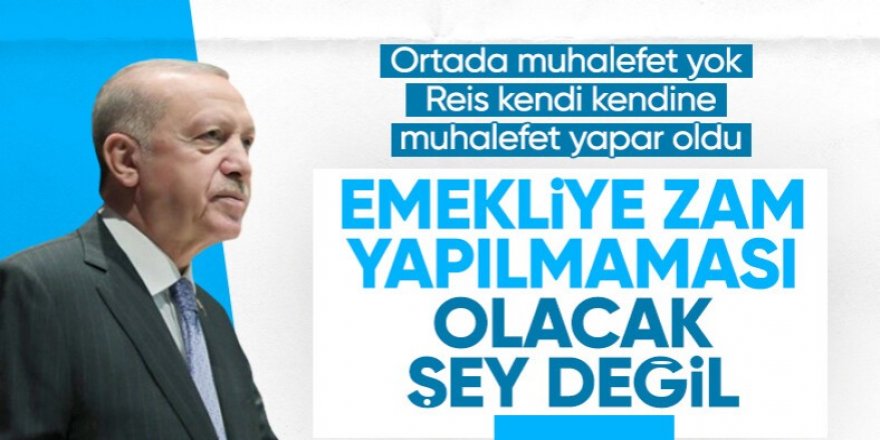 Erdoğan'dan emekli maaşlarına zam sinyali