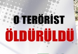 O terörist öldürüldü!