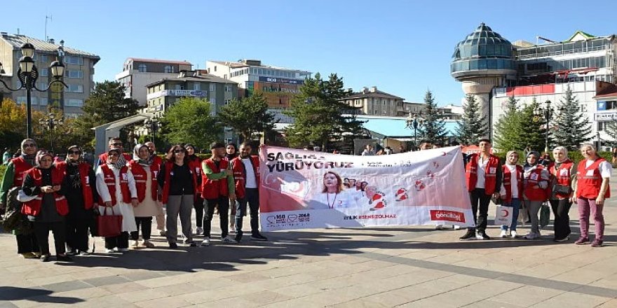 Erzurum'da sağlığa adım attılar