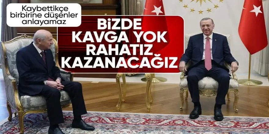 Cumhurbaşkanı Erdoğan'dan yerel seçim mesajı: Biz rahatız, kavga gürültü yok