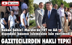 Gazetecilere şahin sansürü