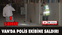 Van'da polis aracına saldırı!