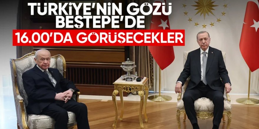 Cumhurbaşkanı Erdoğan, Devlet Bahçeli ile bir araya gelecek