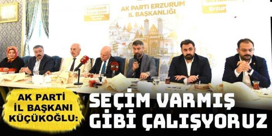 AK Parti Erzurum'un sorunları masaya yatırdı