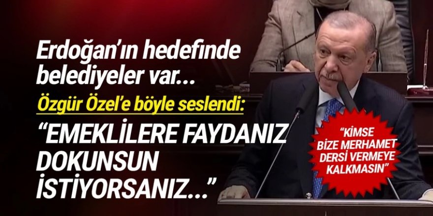 Erdoğan'dan emekli maaşı açıklaması: Kasım 2022'de 66 liraydı