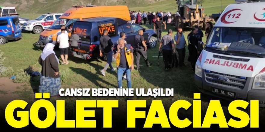 Erzurum'da gölet faciası: Bir çocuk hayatını kaybetti