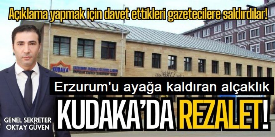 Erzurum'da Devlet kurumunda pusu kurup gazetecileri darp ettiler! Alçakça saldırı