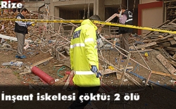 İnşaat iskelesi çöktü: 2 ölü!