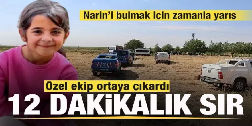 Özel ekip ortaya çıkardı! 12 dakikalık sır