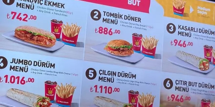 Havalimanında dudak uçuklatan tavuk döner fiyatına yorum yağdı!